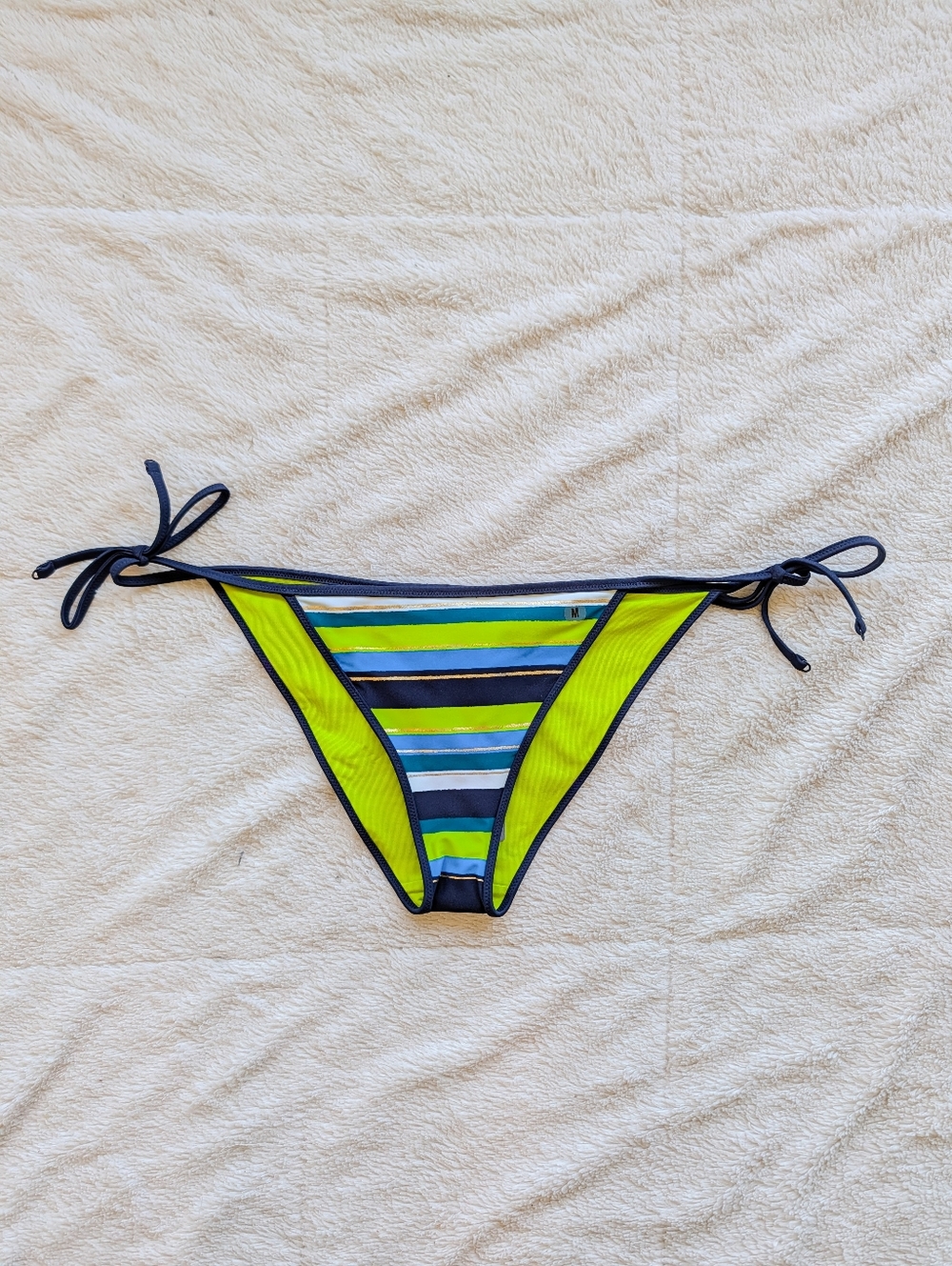 Aerie Striped String Bikini Bottoms‎
